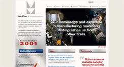 Desktop Screenshot of mccueassociates.com